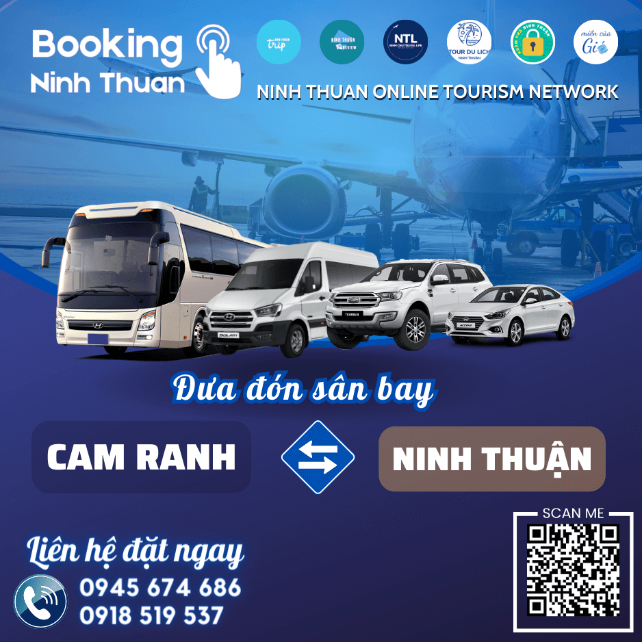 Đặt thuê xe du lịch Phan Rang đón trả sân bay Cam Ranh giá tốt nhất tại Tourdulichninhthuan.vn
