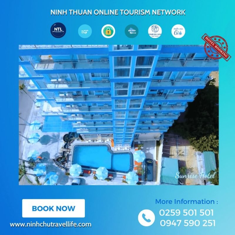 Đặt phòng khách sạn Sunrise Ninh Thuận giá tốt nhất tại Booking Ninh Thuan. Ảnh: Booking Ninh Thuan